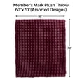 thumbnail image 4 of Member's Mark Faux Fur Bubble Throw Blanket, 60" x 70", 4 of 4