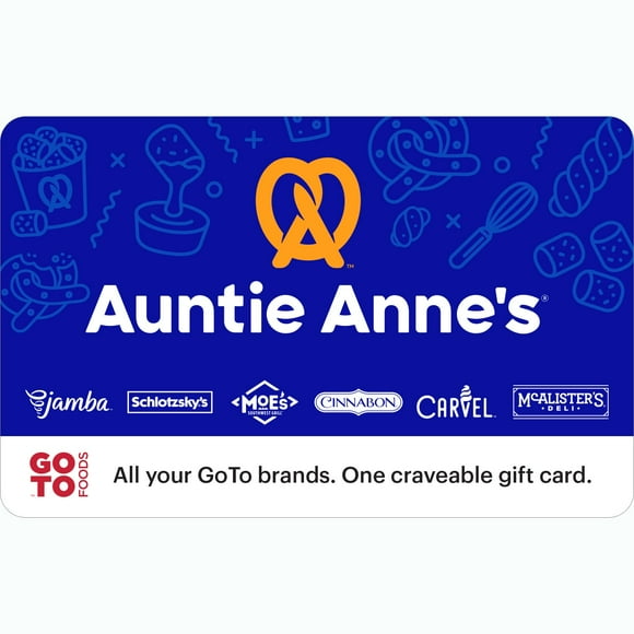 Auntie Anne's $25 Email Delivery Gift Card