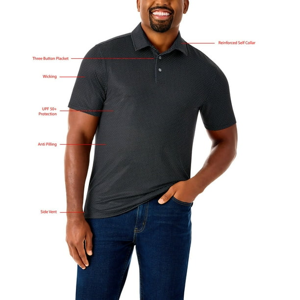 Member's Mark Men's Pattern Performance Polo - Samsclub.com
