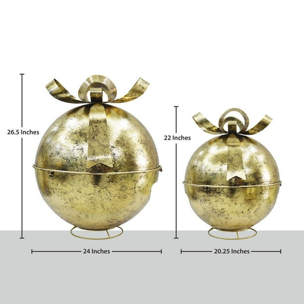 Member's Mark Oversized Jingle Bell Décor, Set of 2 - Samsclub.com