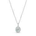 thumbnail image 1 of 0.60 CT. T.W. Diamond Halo Pendant in 14K Gold, 1 of 4