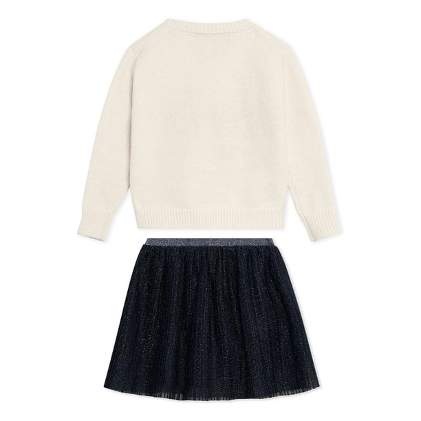 Tenue D'été Fille Lands' End 2 Pièces Taille 3-6 Mois - Imprimé Floral Vert, Occasion Très Bon état