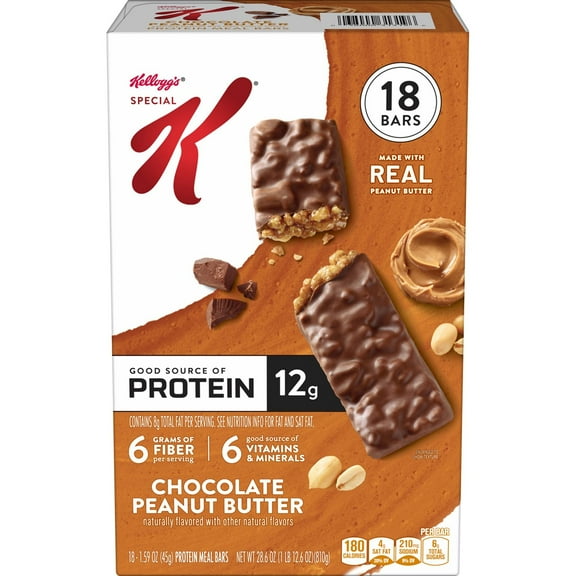 Kellogg's Special K Protein Bars Chocolate Peanut Butter, 18 ct.
