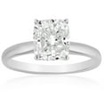 thumbnail image 1 of Cushion Cut Solitaire Diamond Ring in 18K Gold, 1 of 3