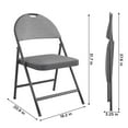 thumbnail image 4 of COSCO SmartFold Padded Fabric Folding Chair, Single and 4 Pack, 4 of 6
