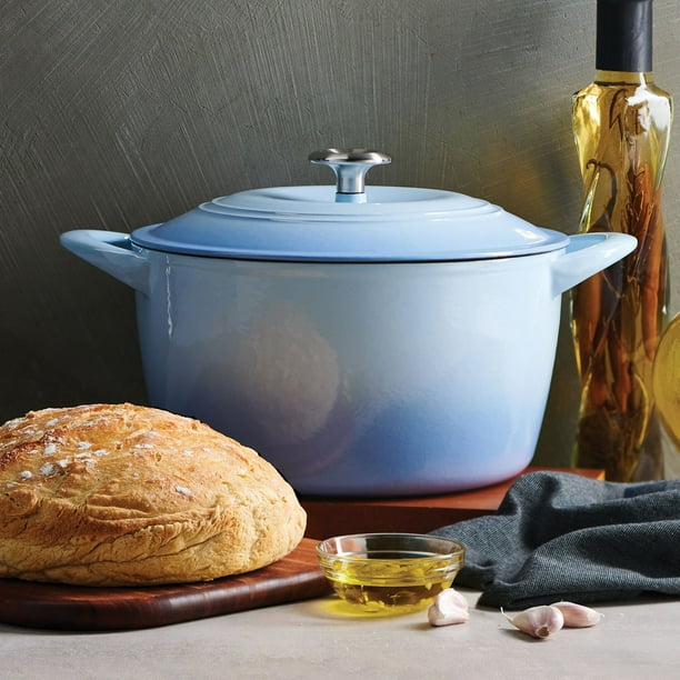 Tramontina Enameled Cast Iron 7-Quart Covered Round Dutch Oven