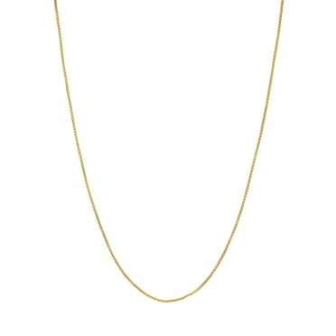 Round Box Chain in 14K Gold