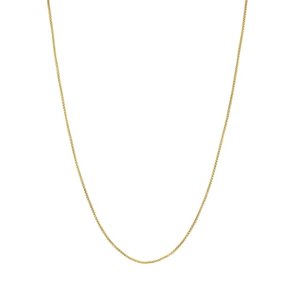 Round Box Chain in 14K Gold