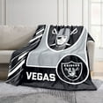 thumbnail image 2 of Logo Brands Las Vegas Raiders 60"x70" Super Plush Blanket, 2 of 6