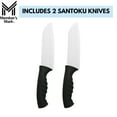 thumbnail image 3 of Member's Mark 7" Non-Slip Handle Santoku Slicing Knife, 2 pk., 3 of 9