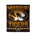 thumbnail image 1 of Logo Brands Missouri Tigers 60"x70" Super Plush Blanket, 1 of 7