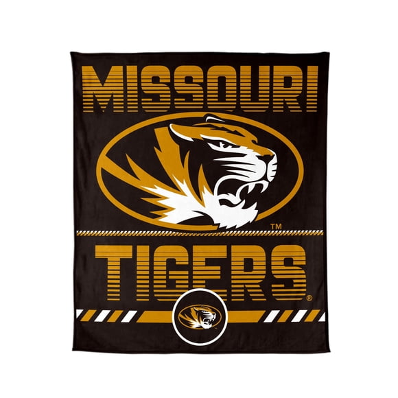 Logo Brands Missouri Tigers 60"x70" Super Plush Blanket