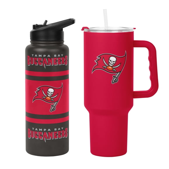 Logo Brands Tampa Bay Buccaneers Tumbler Set