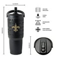 thumbnail image 4 of Logo Brands New Orleans Saints Stainless Steel Tumbler Set, 4 of 8