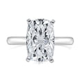 thumbnail image 3 of Lab Created Elongated Cushion Cut Diamond Ring in 18K Gold, 3 of 5