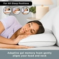 thumbnail image 5 of Member’s Mark Hotel Premier Collection Premium Cooling Gel Memory Foam Pillow, Assorted Sizes, 5 of 8