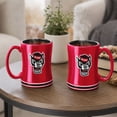 thumbnail image 5 of Logo Brands NC State Wolfpack 14oz Relief Mug Set, 5 of 5