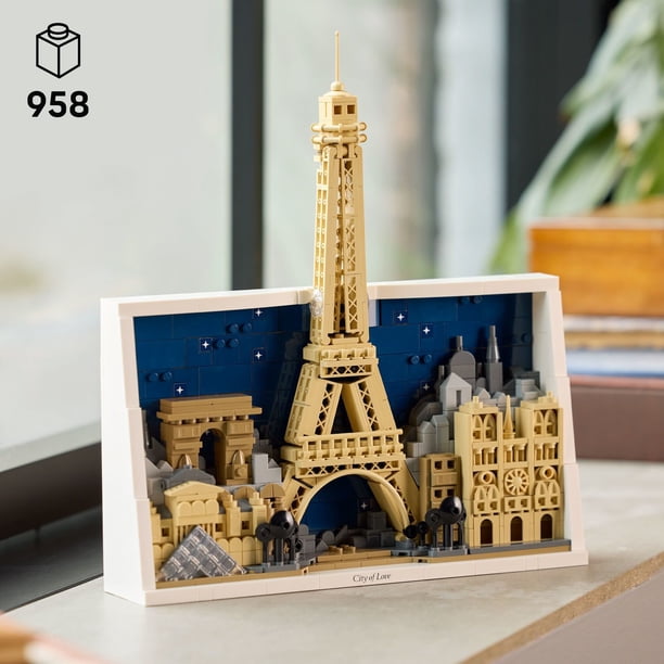 LEGO Architecture Paris – City of Love Building Set, 958 pc