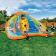 thumbnail image 8 of BANZAI Adventure Club Giant Inflatable Water Park Play Center with 2 Water Slides & Climbing Wall, 8 of 13