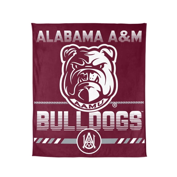 Logo Brands Alabama A&M Bulldogs 60"x70" Super Plush Blanket