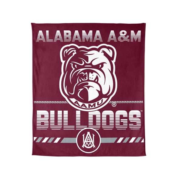 Logo Brands Alabama A&M Bulldogs 60"x70" Super Plush Blanket
