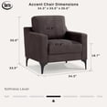 thumbnail image 2 of Serta Faux Leather Fleming Chair, 2 of 9