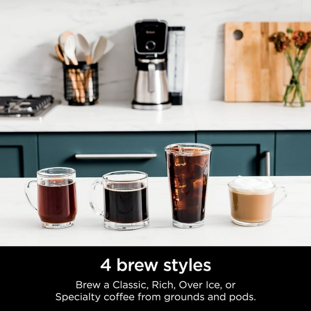 Ninja DualBrew Specialty Coffee System with Fold-Away Frother