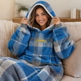 thumbnail image 7 of Pegasus Sports Los Angeles Chargers Wearable Sherpa Throw, 7 of 7