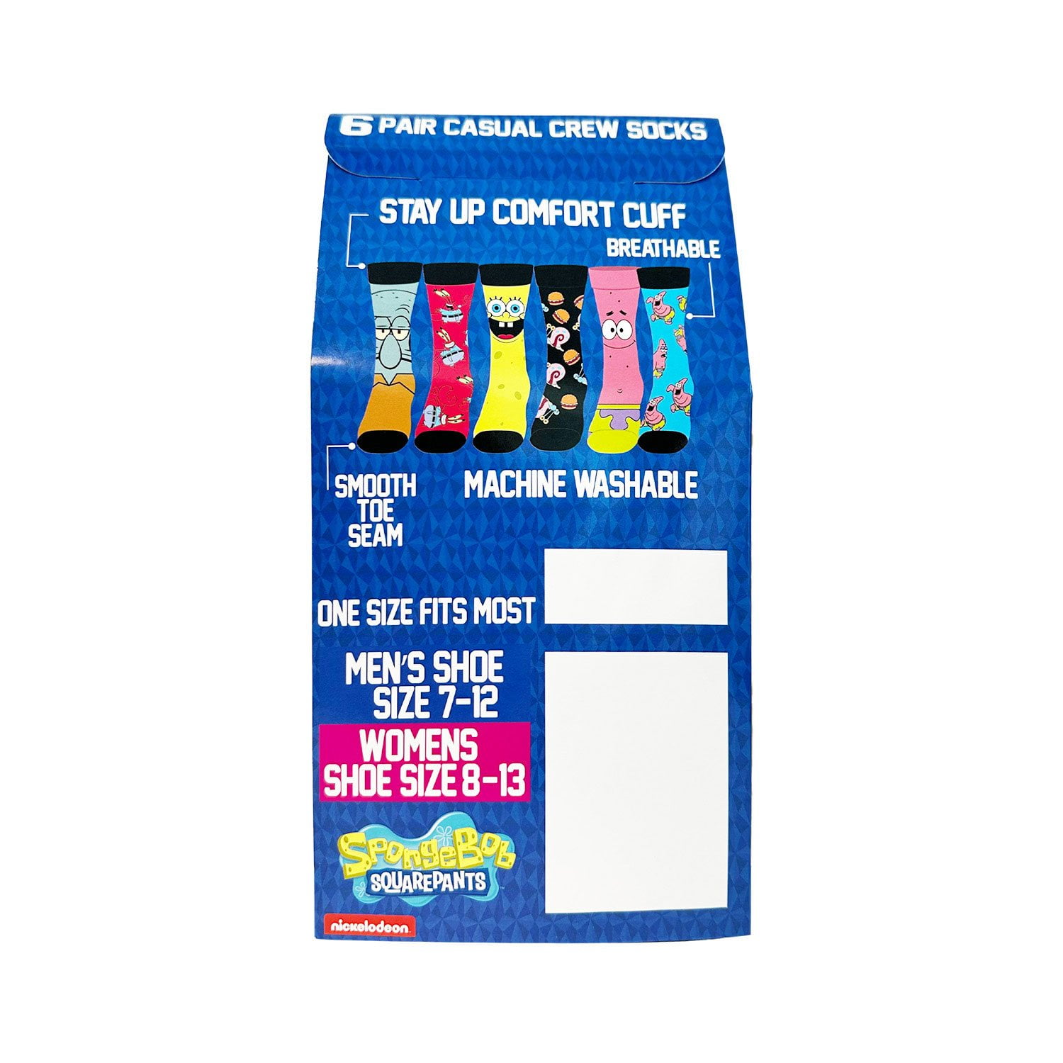SAMS ソックス6足セット Character 6-Pack Casual Crew Sock - Samsclub.com