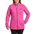 thumbnail image 3 of Lands' End Ladies Grid Fleece Zip Up Jacket, 3 of 5