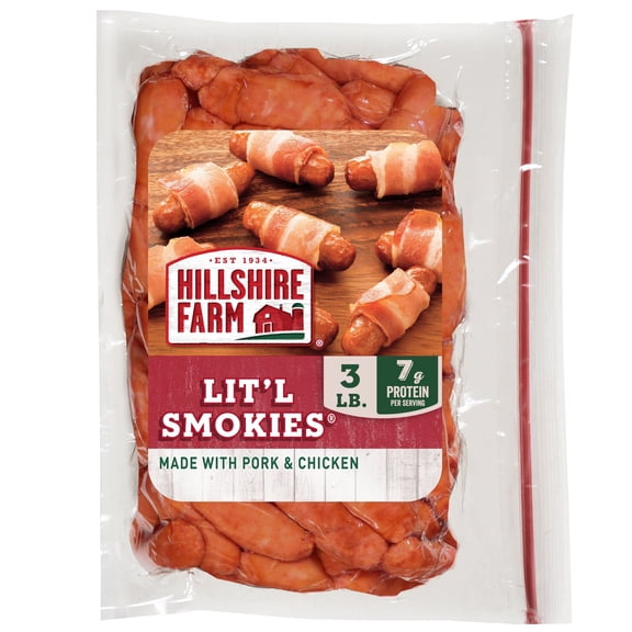 Hillshire Farm Lit'l Smokies Smoked Sausage, 3 lbs.