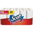 thumbnail image 1 of Scott Choose-A-Sheet Paper Towels, Mega Rolls 102 sheets/roll, 15 rolls, 1 of 3