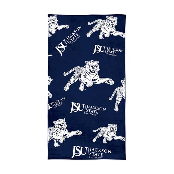 Logo Brands Jackson State Tigers 38"x72" Beach Towel