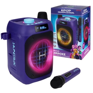 KPop Demon Hunters Bluetooth Karaoke Machine with Microphones