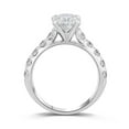thumbnail image 4 of Lab Created Oval Cut Diamond Ring, 4 of 8