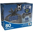 thumbnail image 2 of Member's Mark Simple Tie Heavy Duty Black Trash Bags (55 gal., 80 ct.), 2 of 8