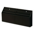 thumbnail image 2 of Six-Pocket Wall Mount/Desk Organizer - Black, 2 of 5