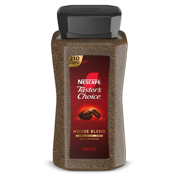 Nescafé Taster's Choice House Blend Light-Medium Instant Coffee, 14 oz.