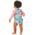 thumbnail image 2 of Member's Mark Baby Girls Rashguard One-Piece Swimsuit, 2 of 7