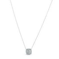 thumbnail image 2 of 1.20 CT. T.W. Cushion Shape Diamond Pendant and Earring Set in 14K Gold, 2 of 8