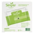 thumbnail image 2 of Simple Cleansing Facial Wipes, 25 ct., 4 pk., 2 of 9