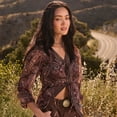 thumbnail image 9 of Edited by Maren Morris Women's Boho Blouse, 9 of 13