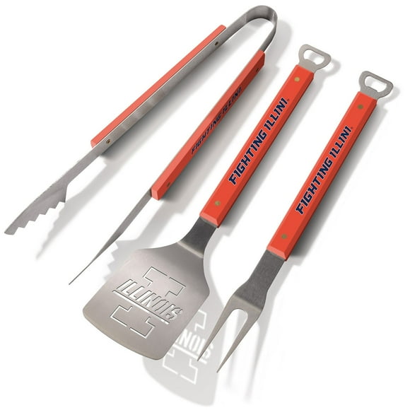 YouTheFan Illinois Fighting Illini 3pc. Grill Set