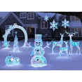 thumbnail image 7 of Member's Mark 8' Pre-Lit Arch with Prismatic Snowflakes, 7 of 7