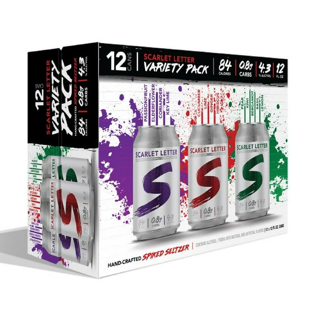 Scarlet Letter Variety Pack 12 fl. oz. can, 12 pk.
