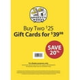 thumbnail image 3 of The Old Spaghetti Works (IA, NE) $50 Gift Cards - 2/$25, 3 of 3
