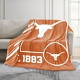 thumbnail image 2 of Logo Brands Texas Longhorns 60"x70" Super Plush Blanket, 2 of 6