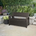thumbnail image 3 of Keter Hudson Plastic Storage Bench, 3 of 6