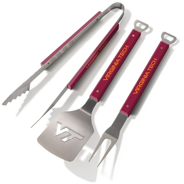 YouTheFan Virginia Tech Hokies 3pc. Grill Set