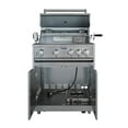 thumbnail image 5 of Thor Kitchen 4-Piece Modular Outdoor Kitchen Island with Liquid Propane BBQ, Wood fuel Pizza Oven, Sink & 3-Drawer Cabinet, 5 of 9
